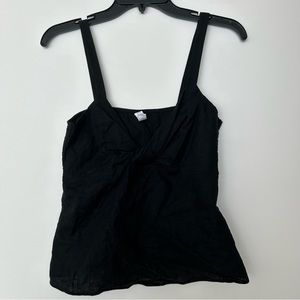 MANGO Linen Twist Front Tank Top
